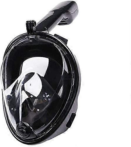 Full Face Snorkel Mask For Kids GoPro Compatible Full-Face Scuba Diving Mask Adjustable Size