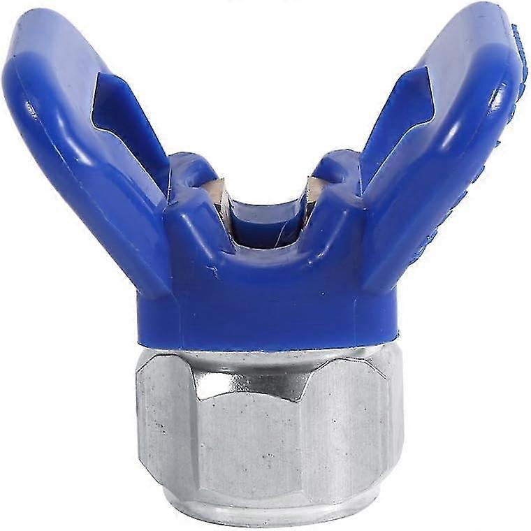 Airless Paint Spray Gun Sprayer Flat Nozzle Seat Guard Universal Tool (Blue)