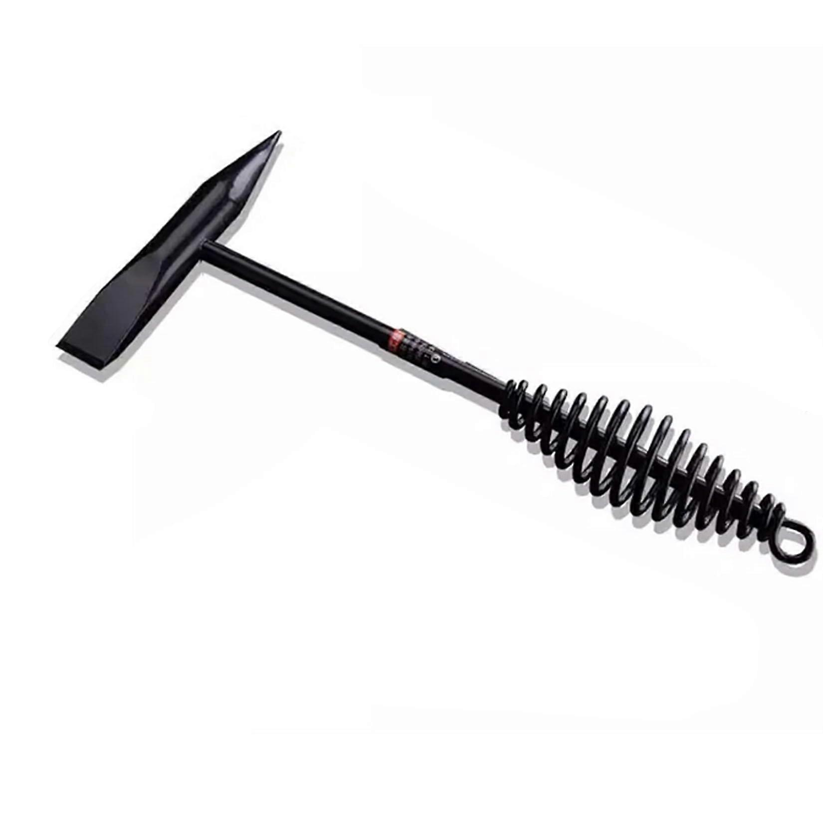 Welding Chipping Hammer with Spring Handle for Electric Welding, Ice and Slag Tapping, Rust Removal, Pointed Design