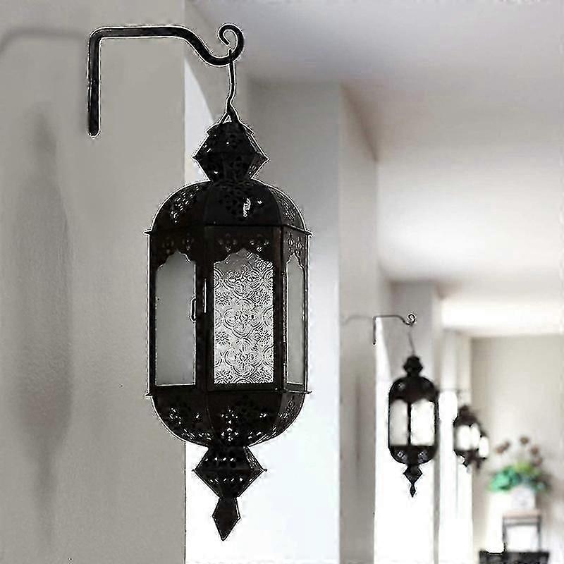 2kpl seinäkiinnityskoukku metalliruuveilla lintujen syöttölaitteiden ripustamiseen tuulikellot kukkakorit lyhdyt-MXBC