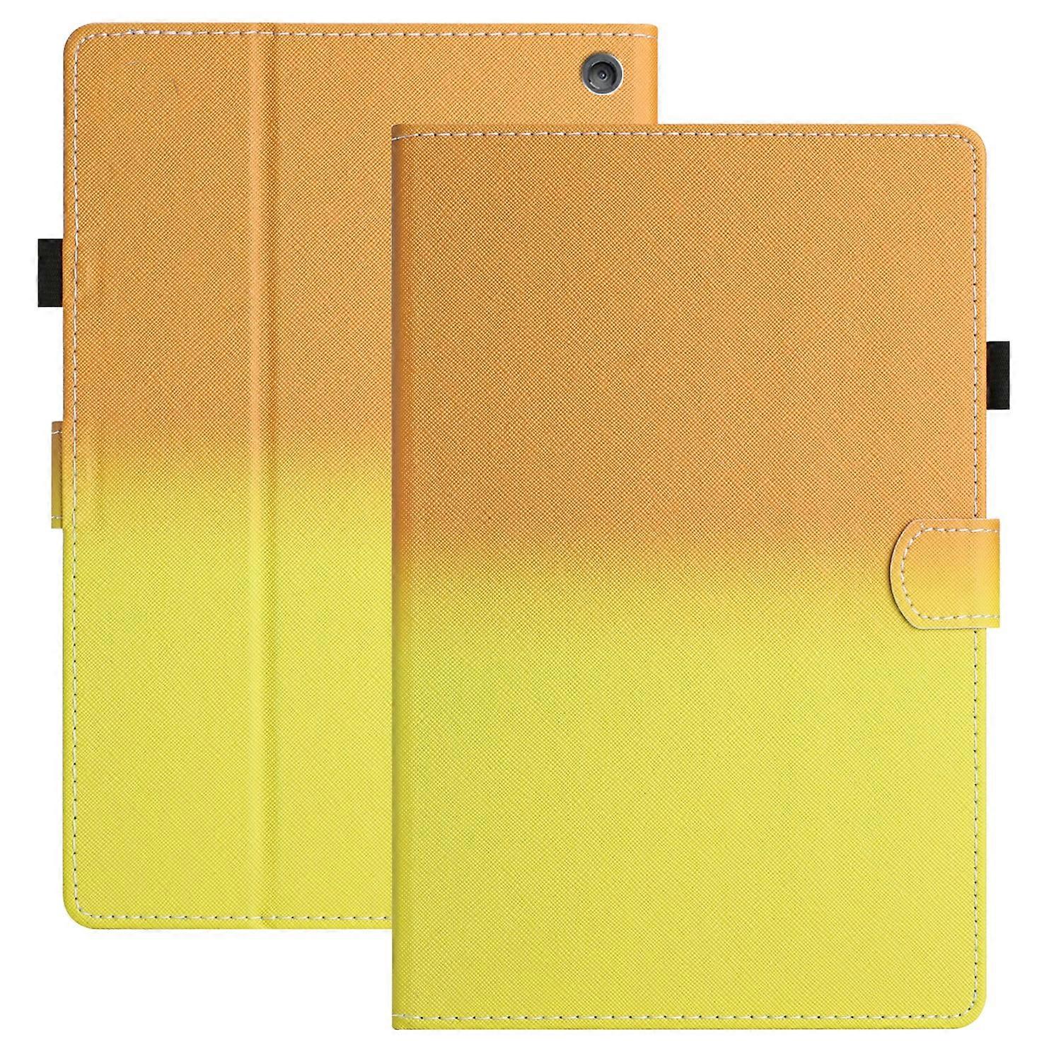 For Amazon Kindle Fire HD8 / HD8 Plus 2022 Stitching Gradient Leather Tablet Case