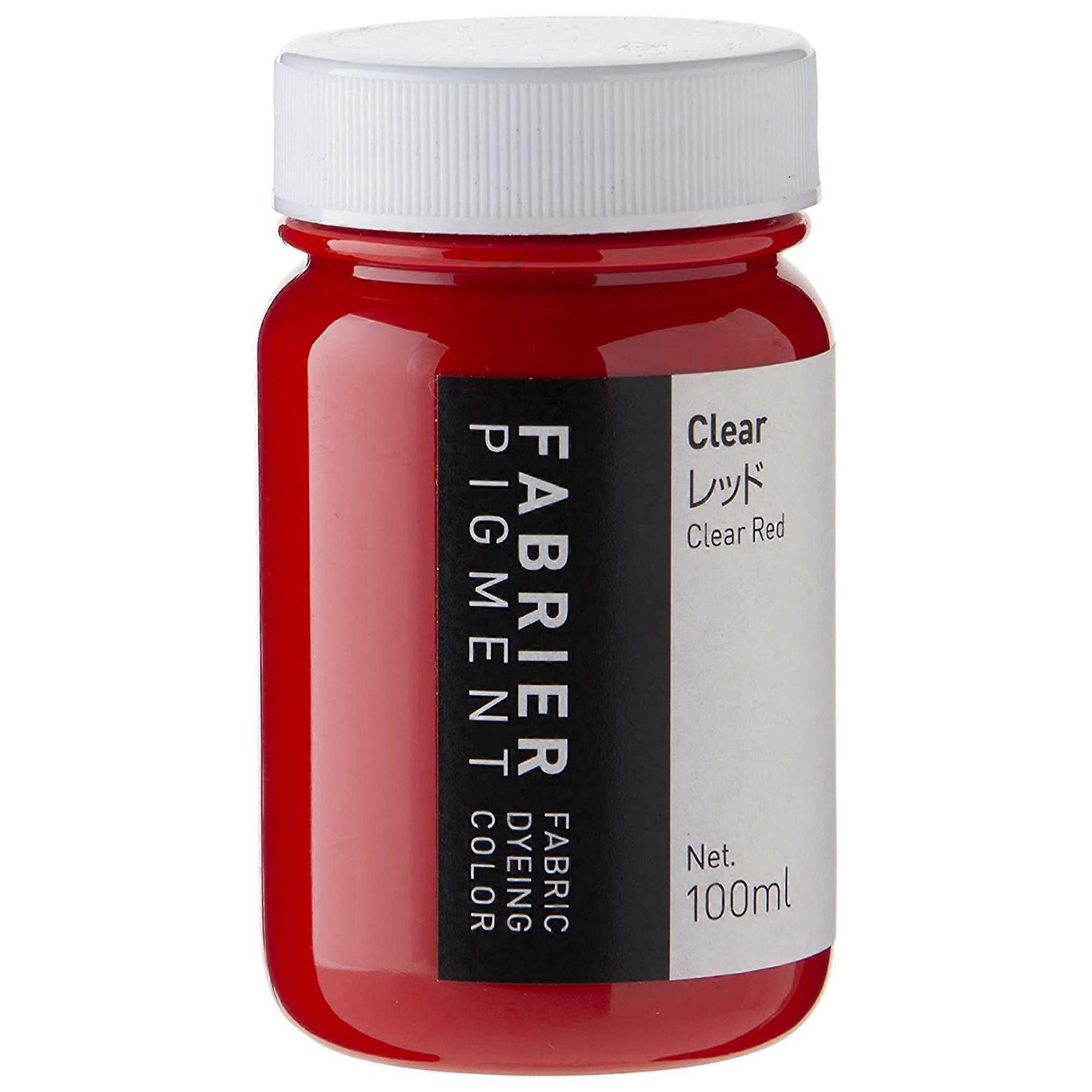 Seiwa Fabrier Clear Red 100ml Acrylic Leathercraft and Fabric Color Dye