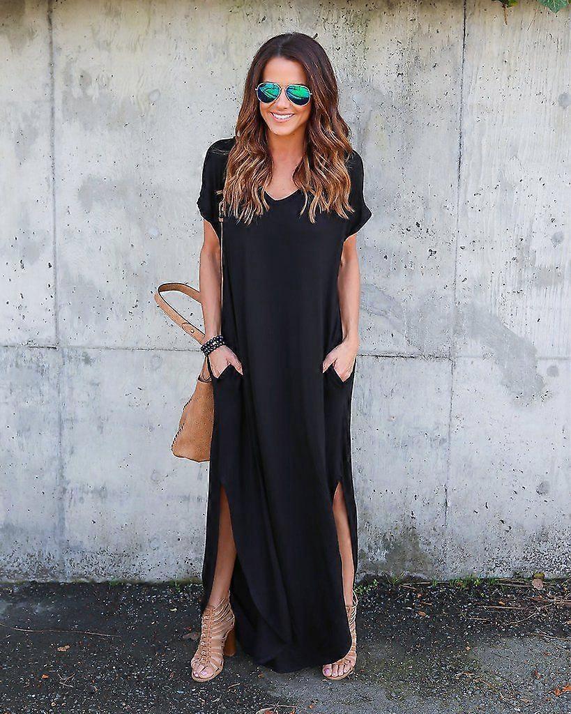 Women's Summer Long Maxi Dress - M