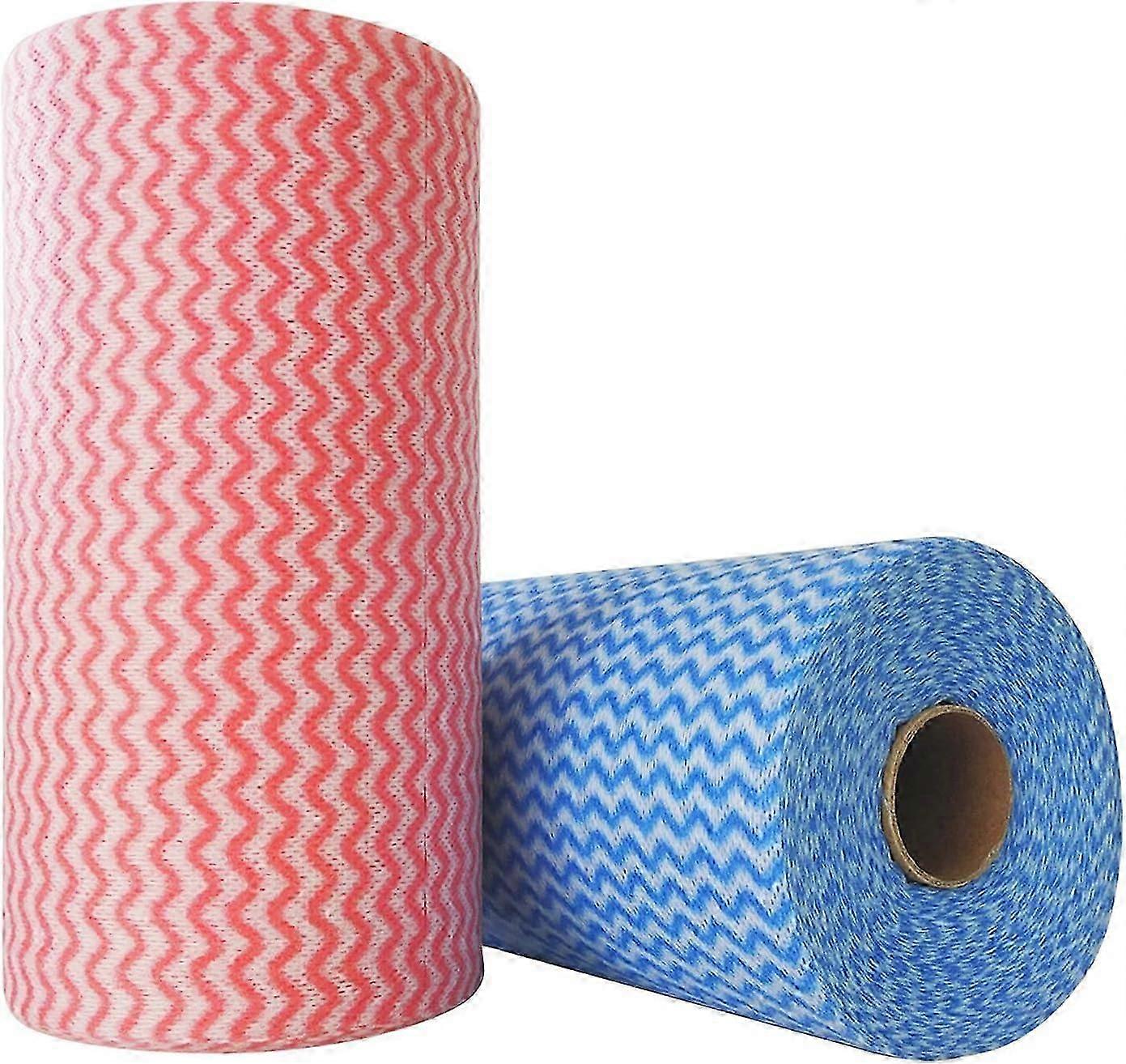 Cloth Rolls, Reusable Cleaning Cloths,2 Rolls 100 Sheets