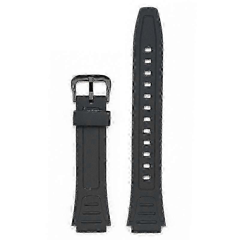 18mm urrem til casio w-800h f-91 w-218h urrem udskiftning sort rem-2025