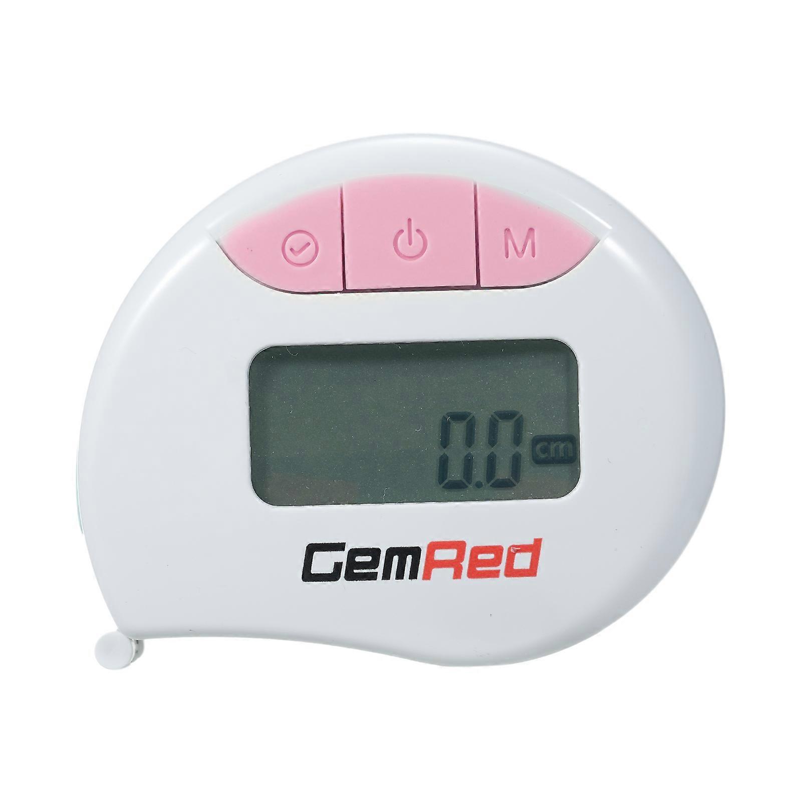 GemRed Smart Measure Measuring Weight Loss BT Tape with App Body Fat Measurement Device for Muscle Gain Fitness Shape Locking Retractable 60in /150cm