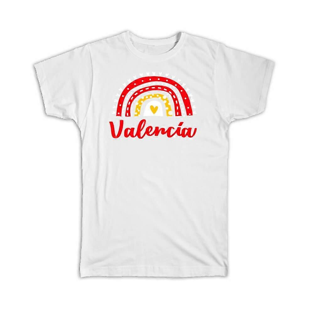 Gift T-Shirt: Valencia Spain Rainbow