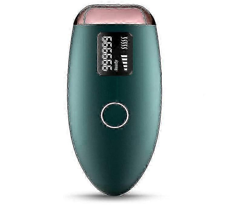 Ipl Pulsed Light Epilator, Ontharingsapparaat voor vrouwen en mannen, 1000000 Thuis Ontharing Flash, Pijnloze Laser Ontharing op lichaam en gezicht (groen)