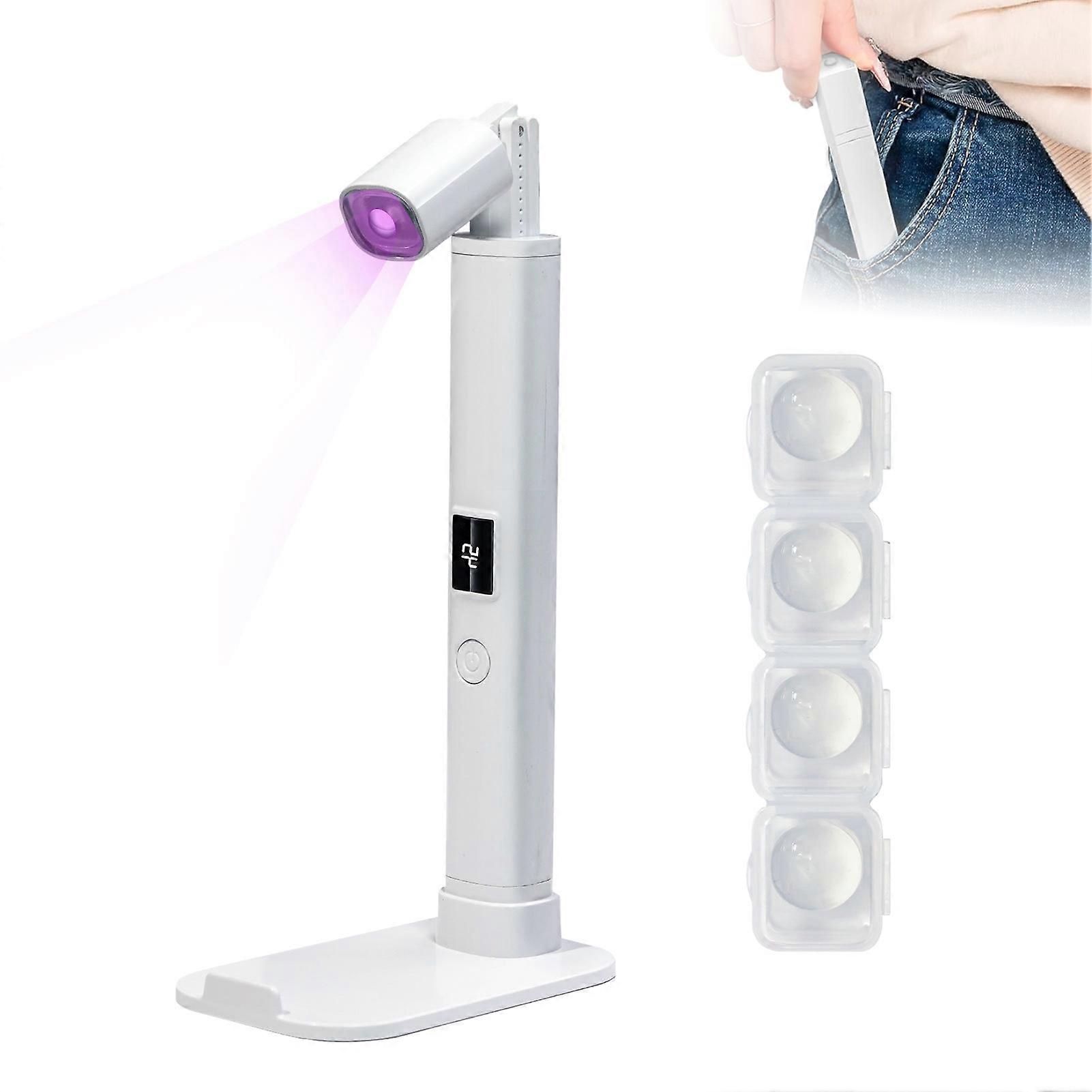 Handheld UV Nail Light Kit LED Display Quick and Efficient Nail Drying Versatile