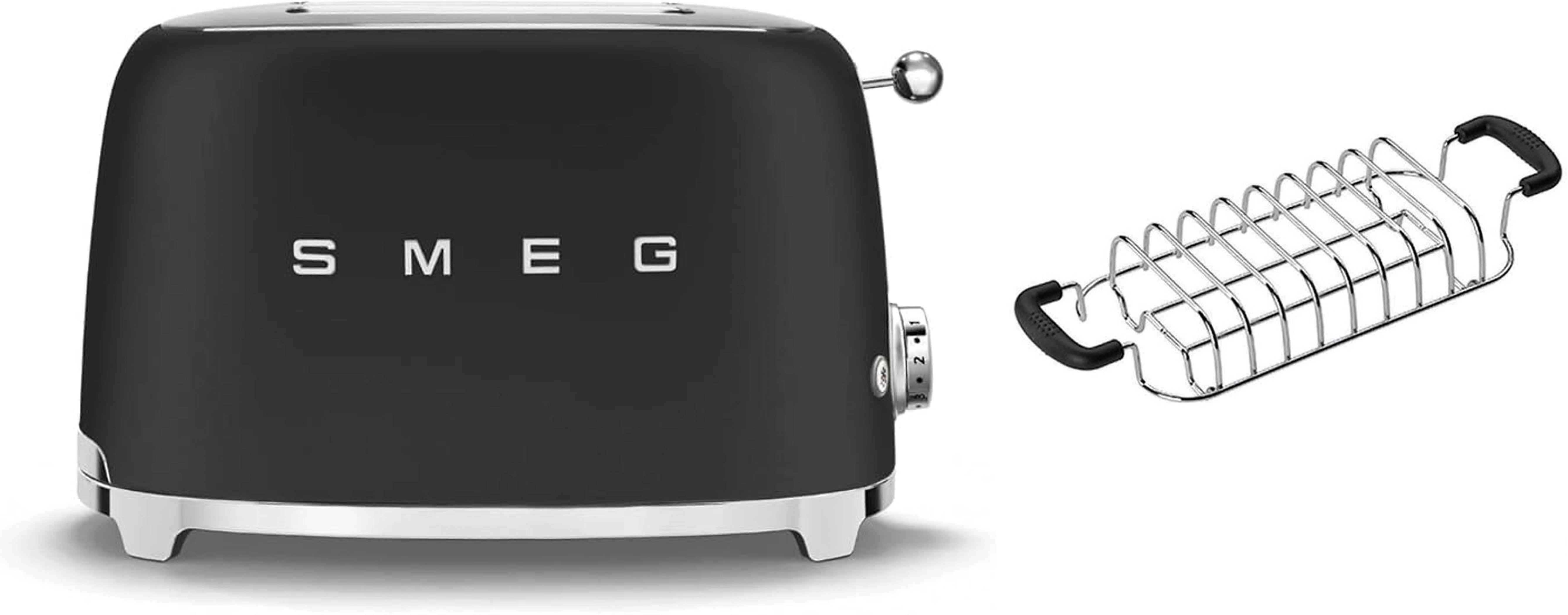 Smeg - tsf01 retro matte style 2 slice toaster