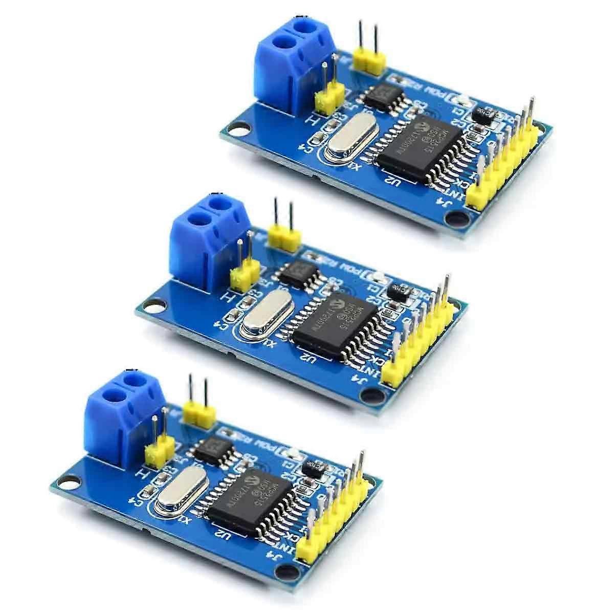 3PCS MCP2515 CAN Bus Module for  Based Micro Controller Project
