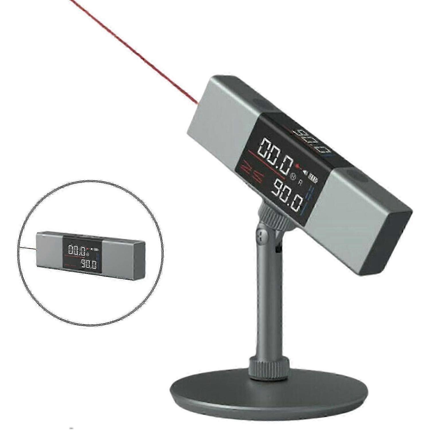 Laser Protractor Angle Measure Laser Level Ruler Type-c Charging Digital Tool Kh