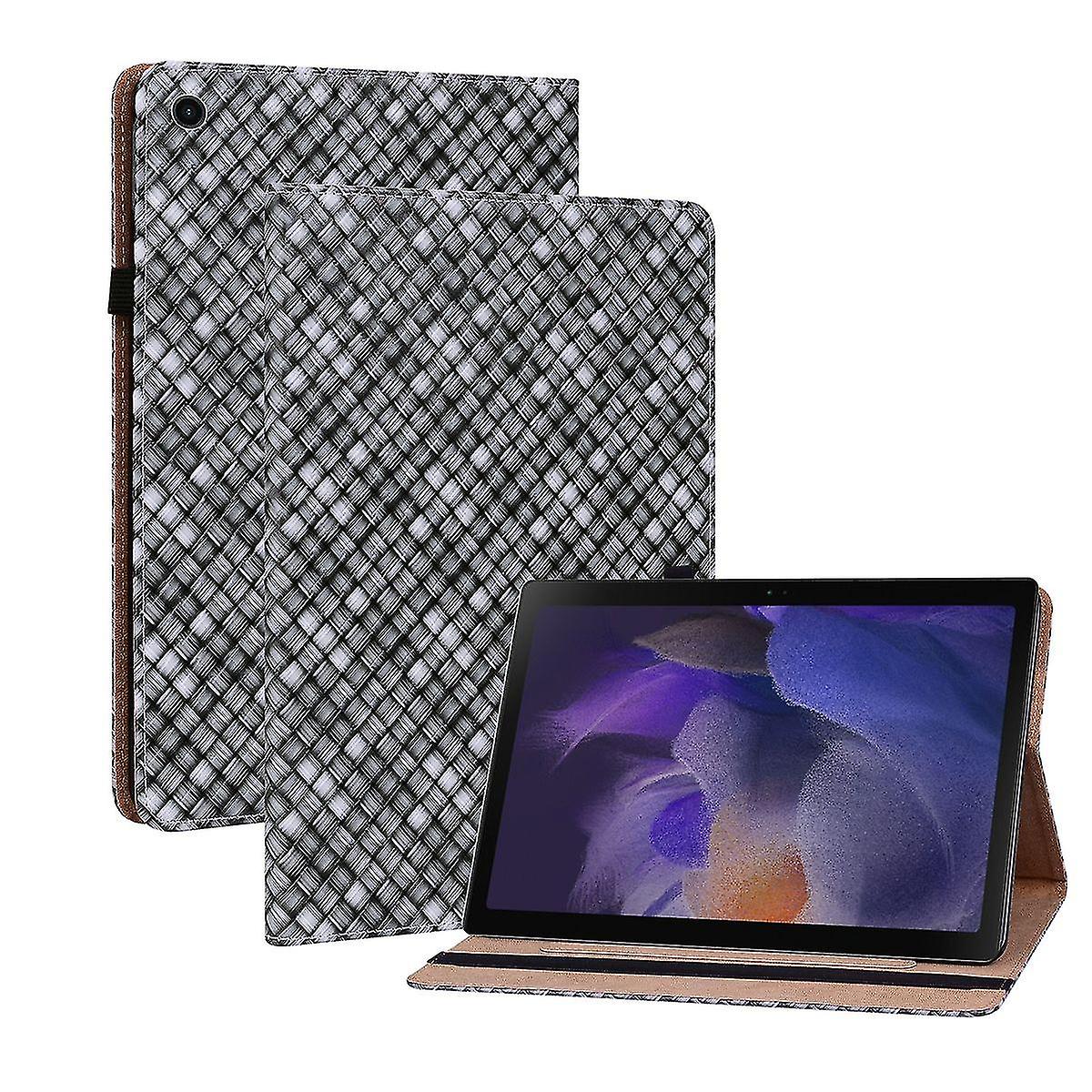 For Samsung Galaxy Tab A8 2021 X205 X200 Design Pattern Black Faux Leather Case Cover Tablet Bag Case New