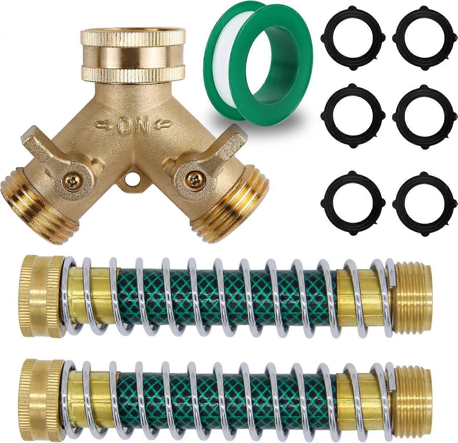 2025 High quality brand new 3/4" Brass 2 Way Hose Splitter, Brass 2 Way Garden
