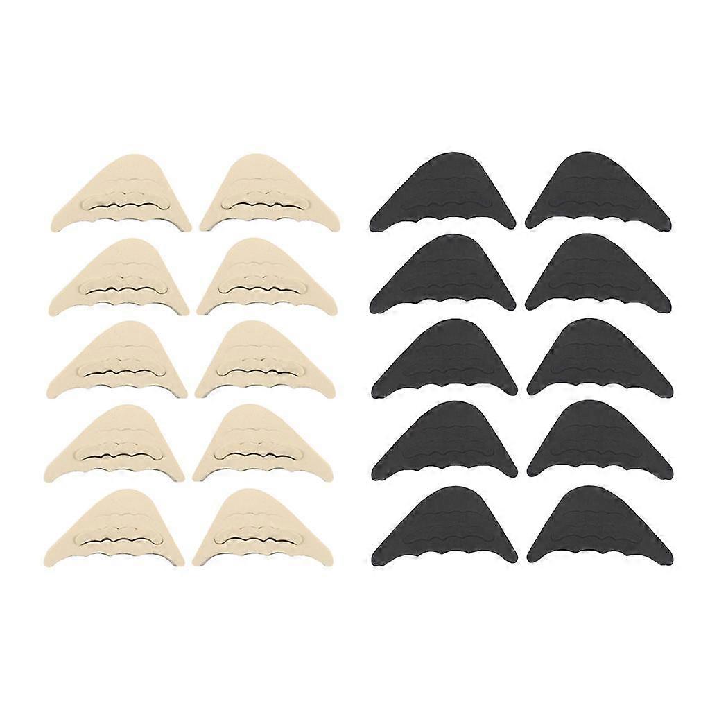 10 Pairs Soft Forefoot Insert Pads Front Toe Filler Sneakers