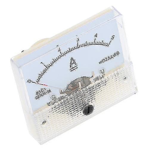 Dc0-5a Analog Current Panel Meter Tester Ammeter Gauge