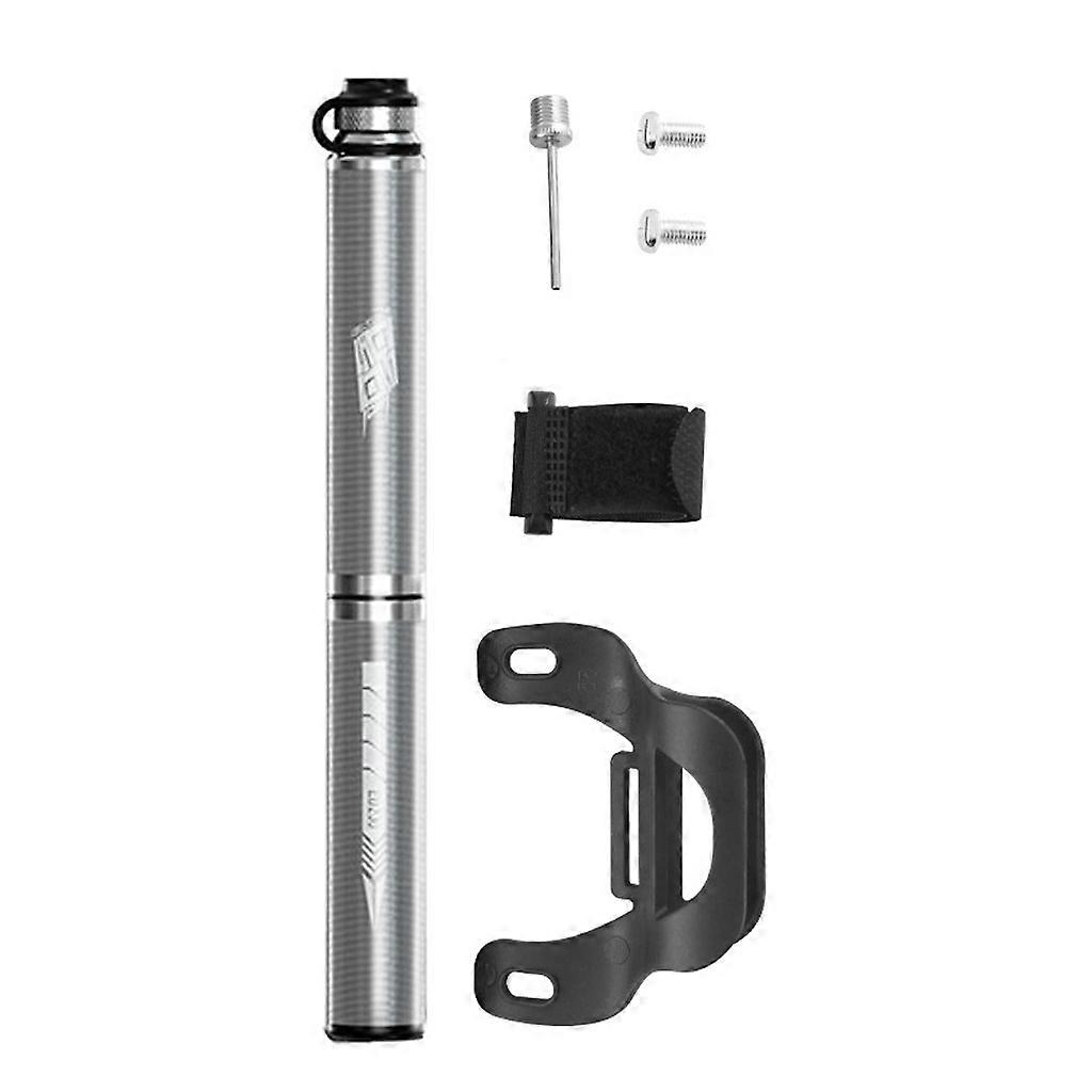 Mini pompe à vélo portable, vélo pompe, pompes à vélo, adapté pour Schrader gonflable, convient à Presta et Schrader pour route, VTT titane