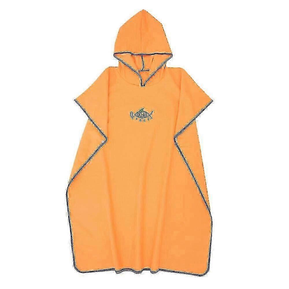 Strandhandduk Poncho Bad Huva Snabb torr badrock Badhandduk.