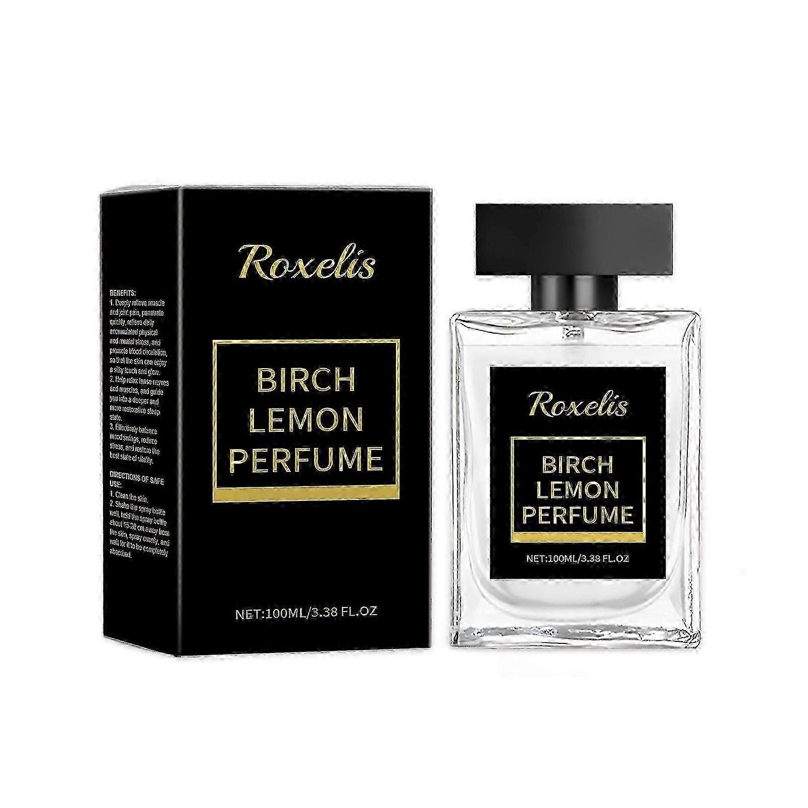 Men's Charm Aromatherapy Birch Lemon Release Charm Natural Fragrance Niche Portable Perfume