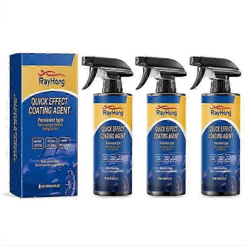 1/2/3PCS Advanced Car Quick-Acting Coating Agent Spray,Car Coating Spray,Multi-functional 120ML-cheng du