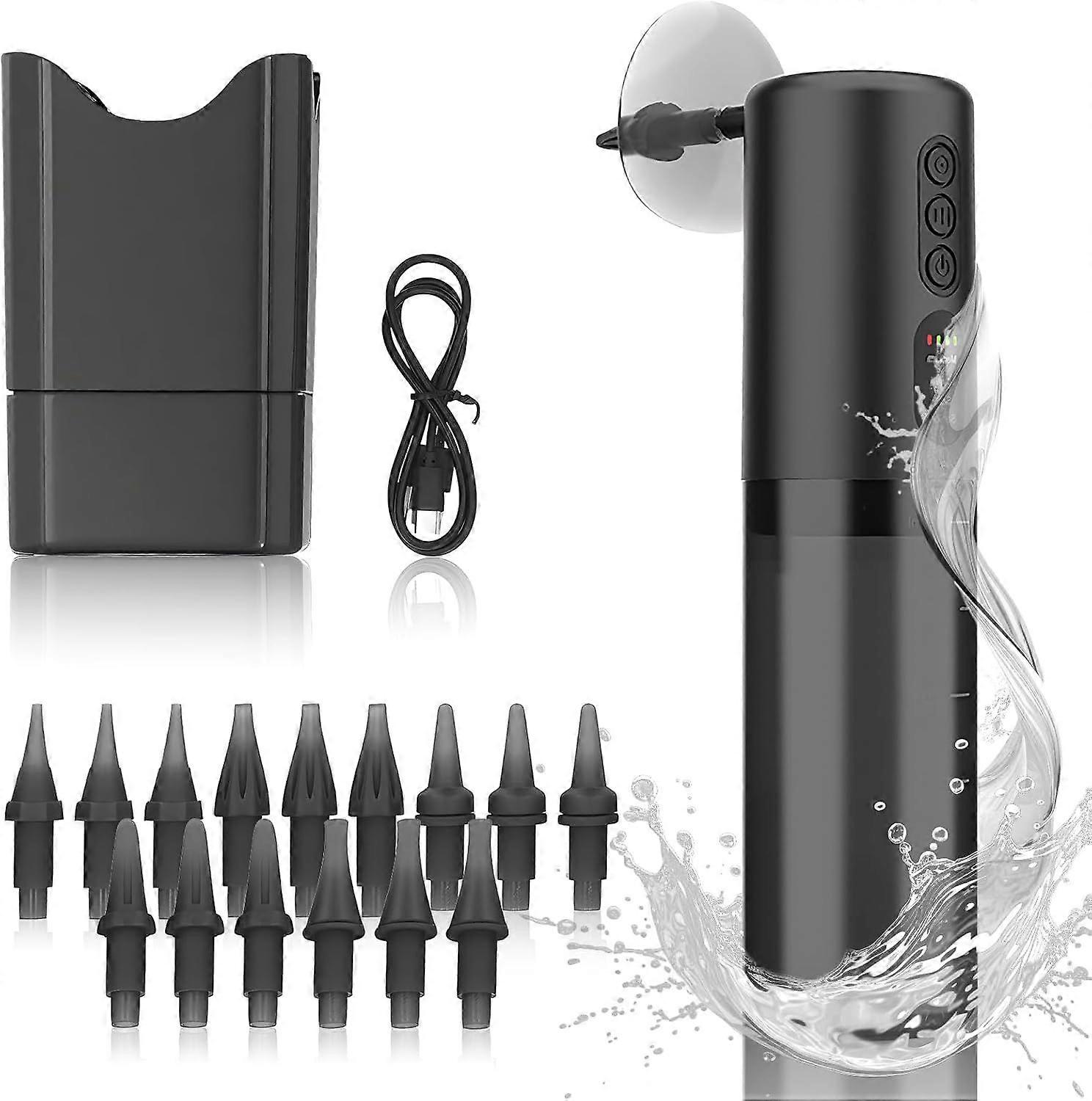 Elektryczny zestaw do usuwania woskowiny, system płukania do irygacji uszu z 4 ciśnieniami