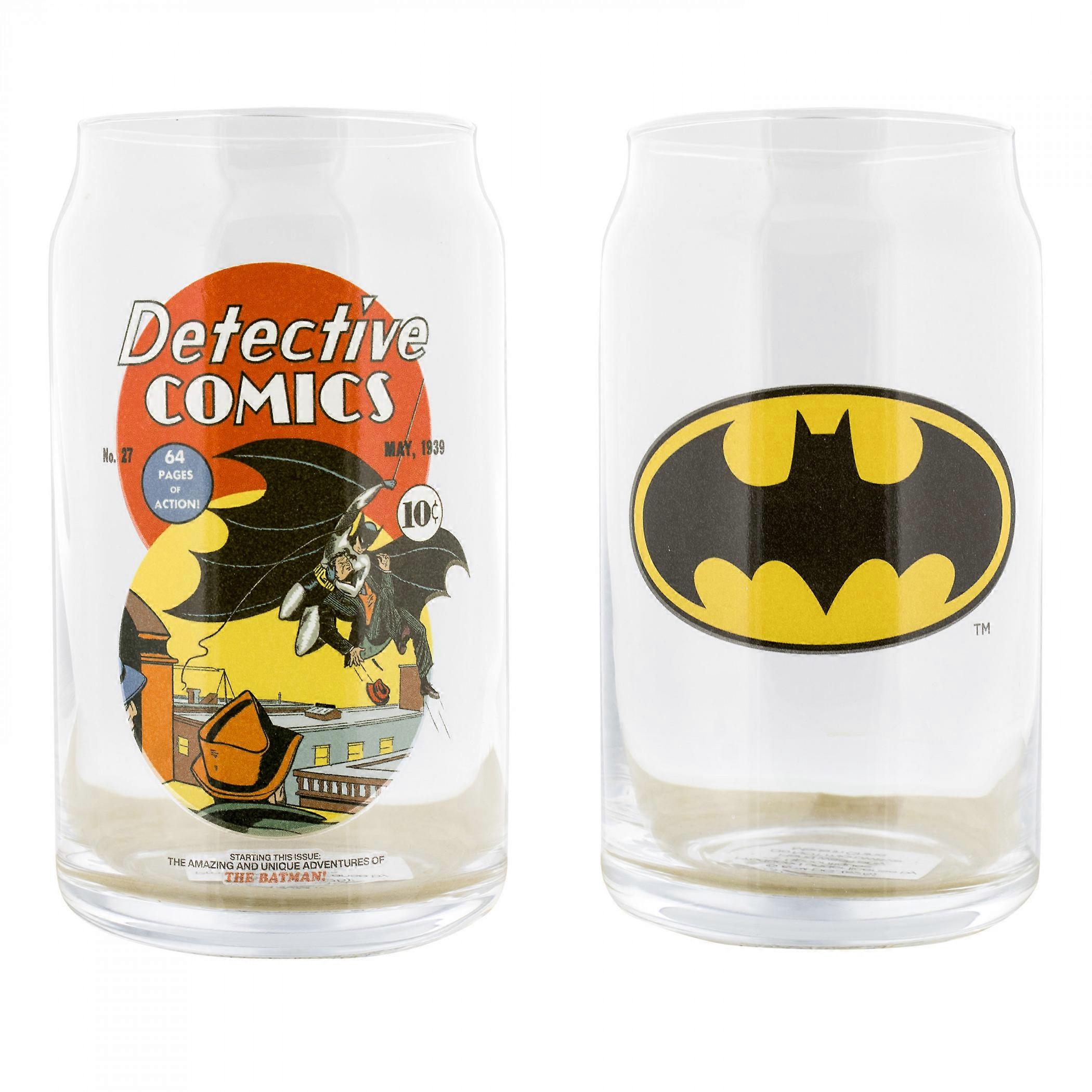 Batman Comic Art and Logo 2-Pack Glass Set