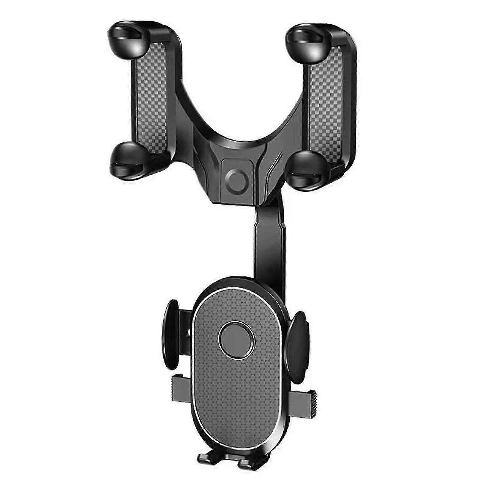 Mise à jour 360 Support de téléphone de voiture Miroir rotatif et rétractable Rétroviseur multifonctionnel
