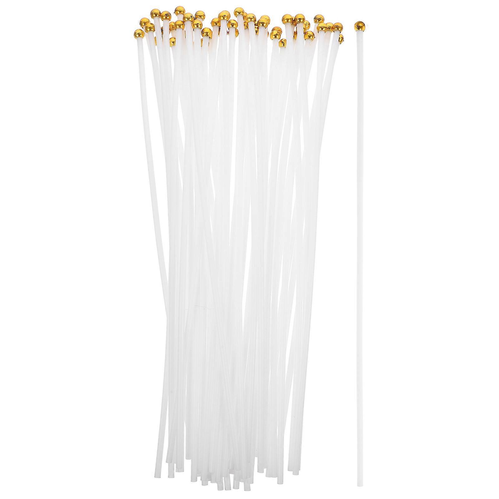 50pcs Lightweight Plastic Flagpole Sticks for School, Office & Event Decorations – Durable Support for National & Decorative Flags