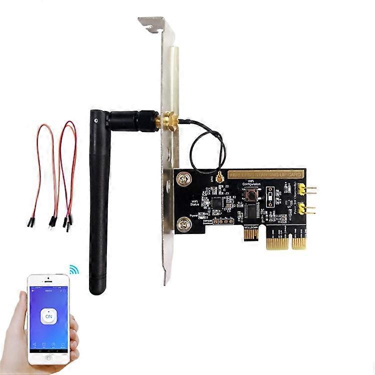 SANT-SUD01 WiFi Smart Switch Contrôleur d’alimentation à distance d’ordinateur ON/OFF Réinitialisation du module de tableau de commutation avec antenne