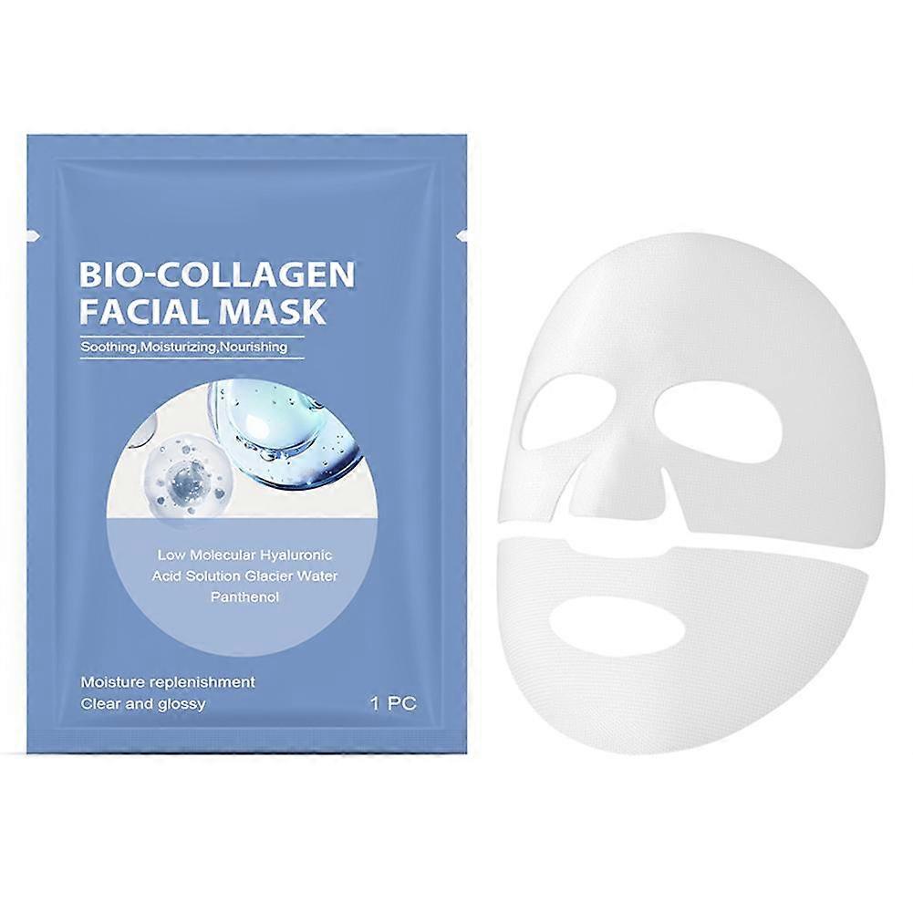 4pcs(B)$Jaysuing collagen soothing mask hydrating, moisturizing, improving skin elasticity, facial moisturizing JA-A05-0245-03