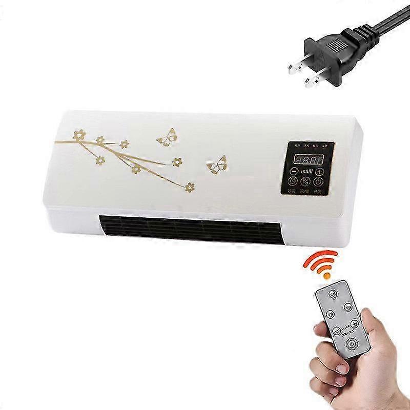 2025 Gold Pattern Wall Hanging Air Conditioner Fan, Touch, 110V