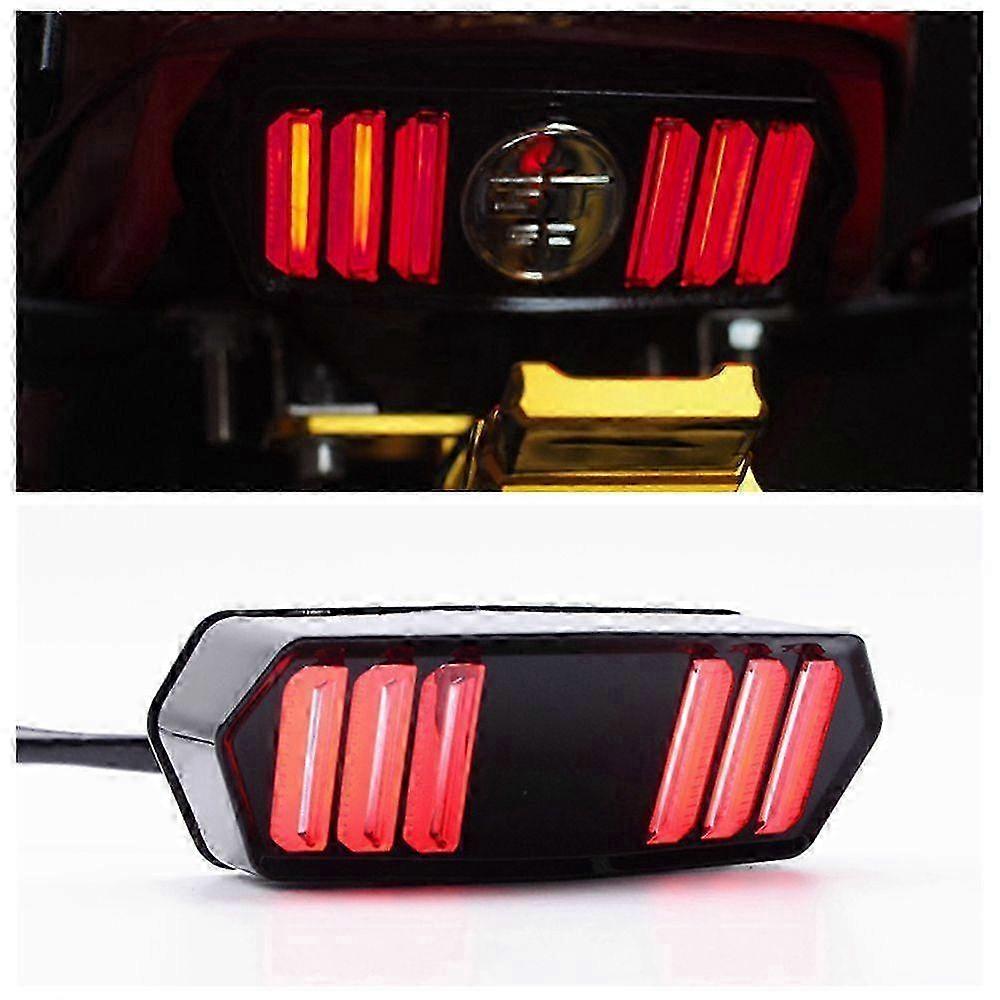 Motorcycle LED Tail Light Turn Signal Running Brake Stop Indicators Turn Lamp Compatible with Certain Motorcycle Models