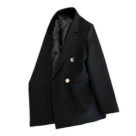 Spring Autumn Suit Coat Lapel Long Sleeve Double Breasted Suit Jacket with