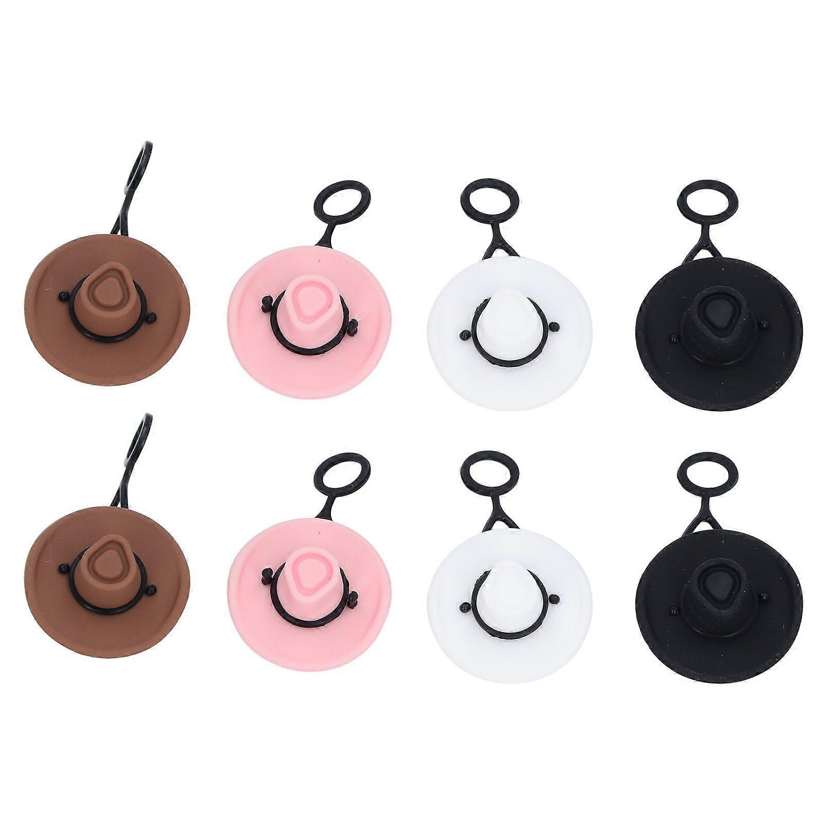 Cup Straw Cover Silicone Reusable Hat Shape Leakage Proof Straw Tip Lid for Stanley for Simple Modern for Owala Cup