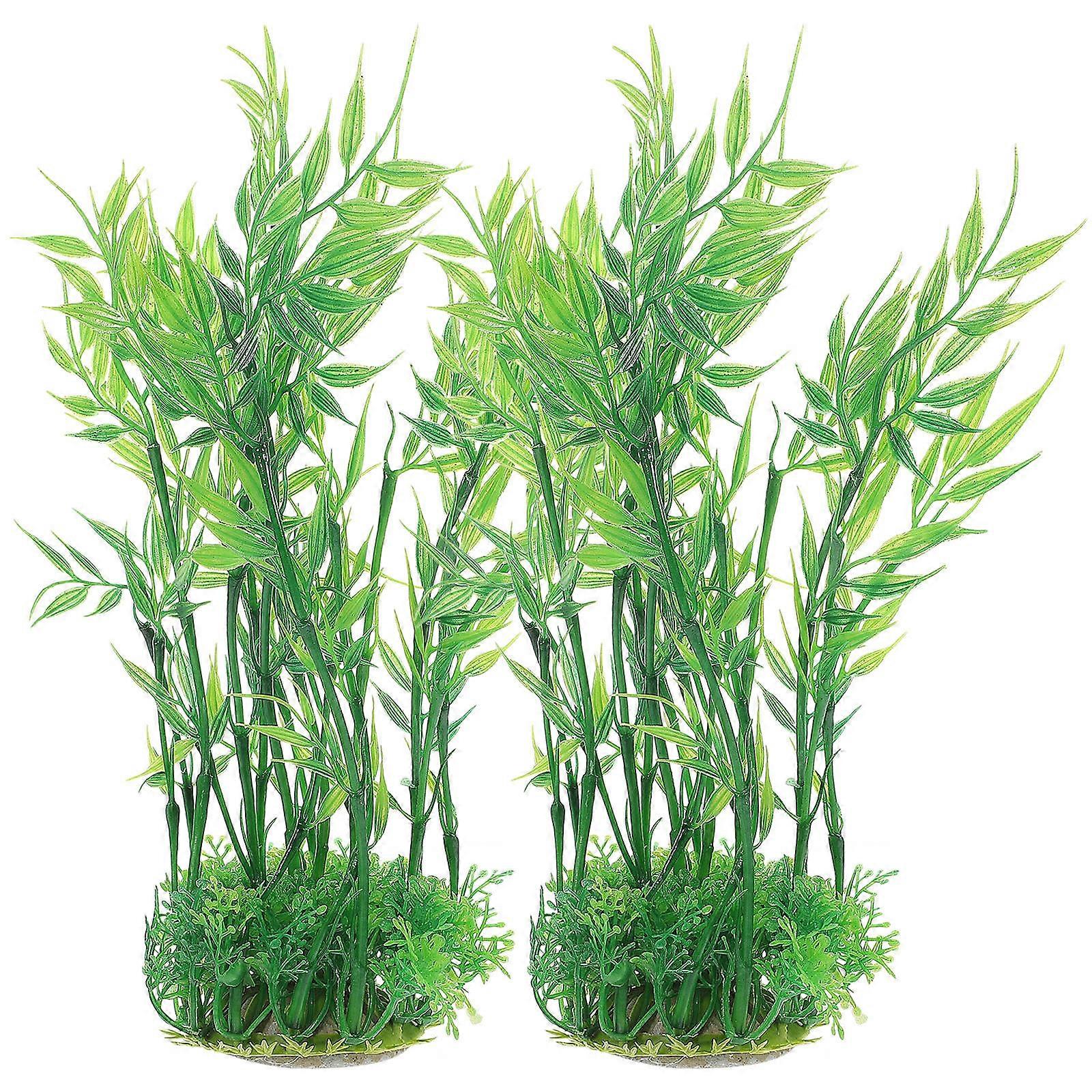 Jungle Plants Decor, Artificial Aquarium Plant, Visual Effect