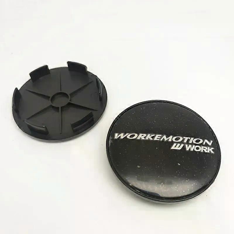 4pcs 68mm Work Emotion Wheel Center Cap Hub Auto Rims Center Cap Cover Car Styling Accessories