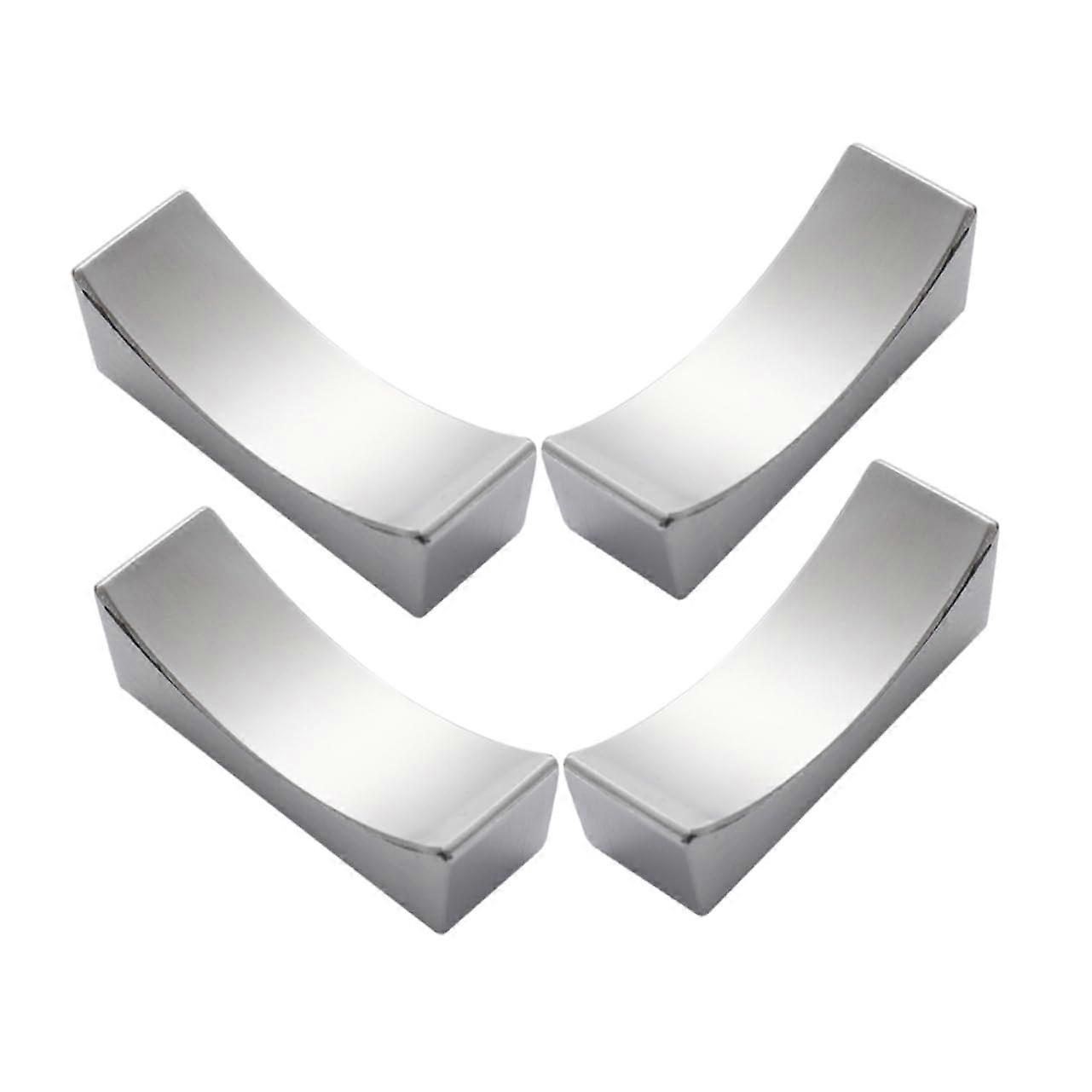 Chopsticks Rest Set Of 4, Stainless Steel, Silver, Desktop Decorative Table Holder, Chopsticks Rest Holder