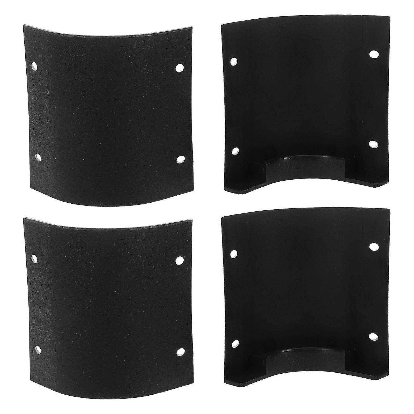 طاولة هوكي الجليد أجزاء بلاستيكية ذات حافة واقية للاعبين المتنافسين حماية من الصدمات 9.50X9.50X3.50 سم 4 قطع