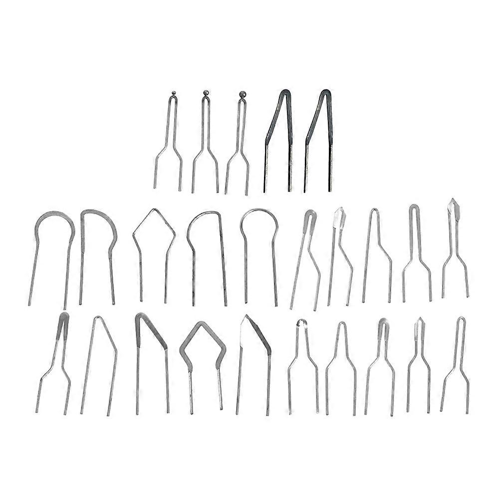 25pcs Replacement Tips for Wood Burning Tool Durable High Temp Iron Wire Nibs for Pyrography, Precision Welding & Art Crafting