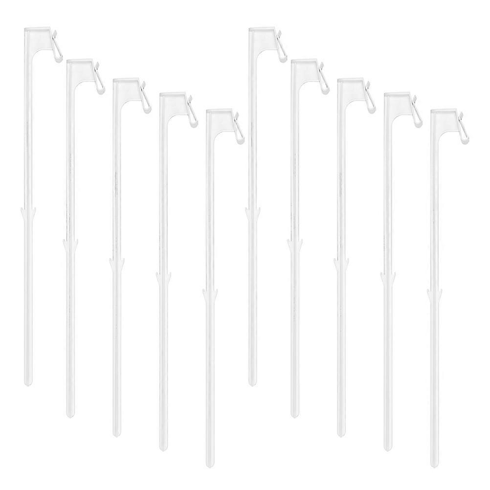 Sturdy Vehicle Flagpole Adjustable Angle Wind Resistance 20Pcs White Car Accessory