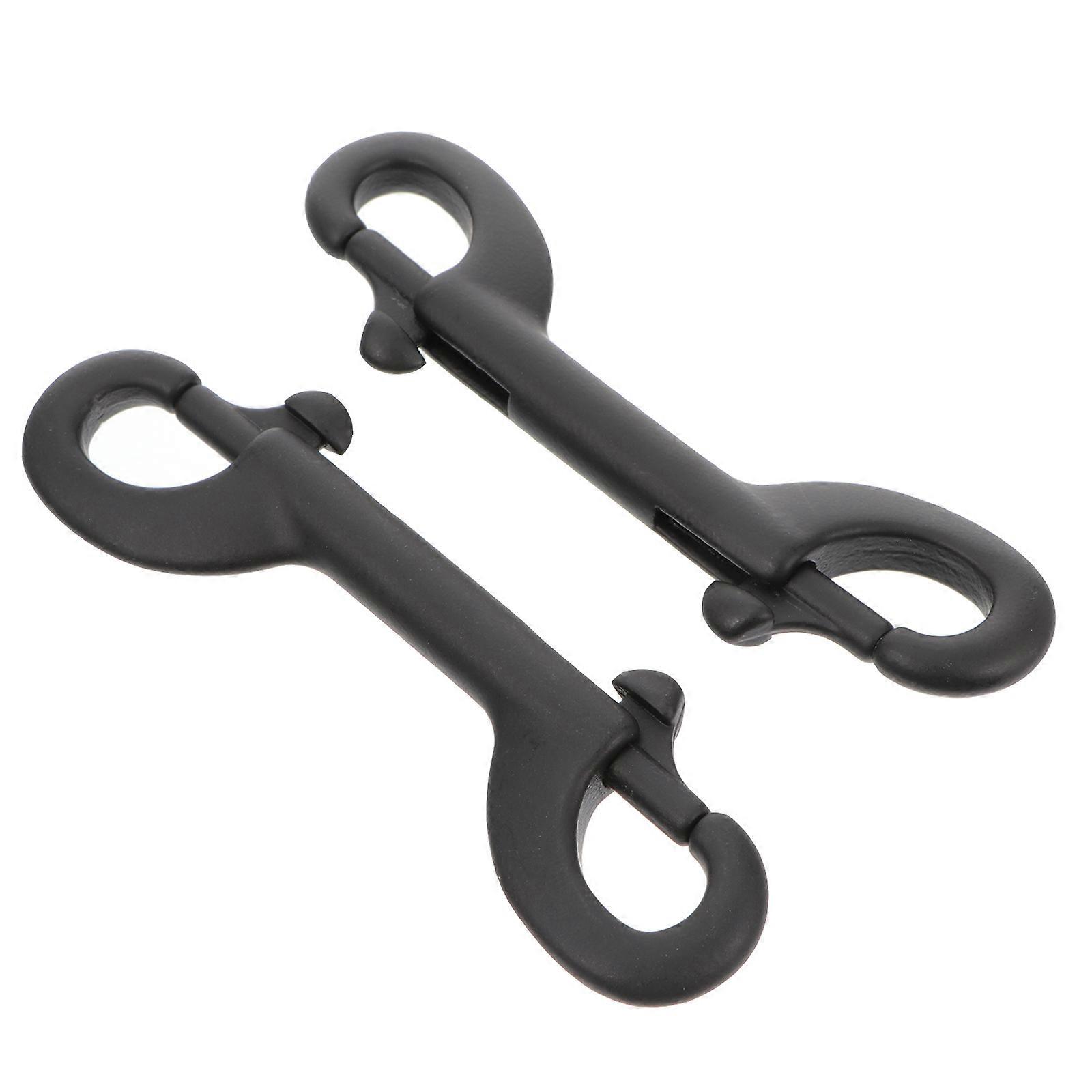 Bolt Snap Hooks Double Ended Clips Sturdy and Anti-Rust Sports Farming 9.00X2.00X0.80CM 2Pcs