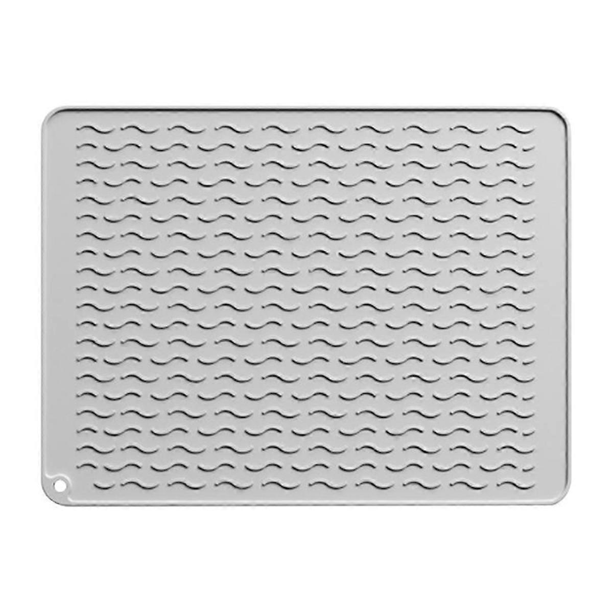 Silicone Dish Drying Mat - Heat ,Foldable, Non-Slip B