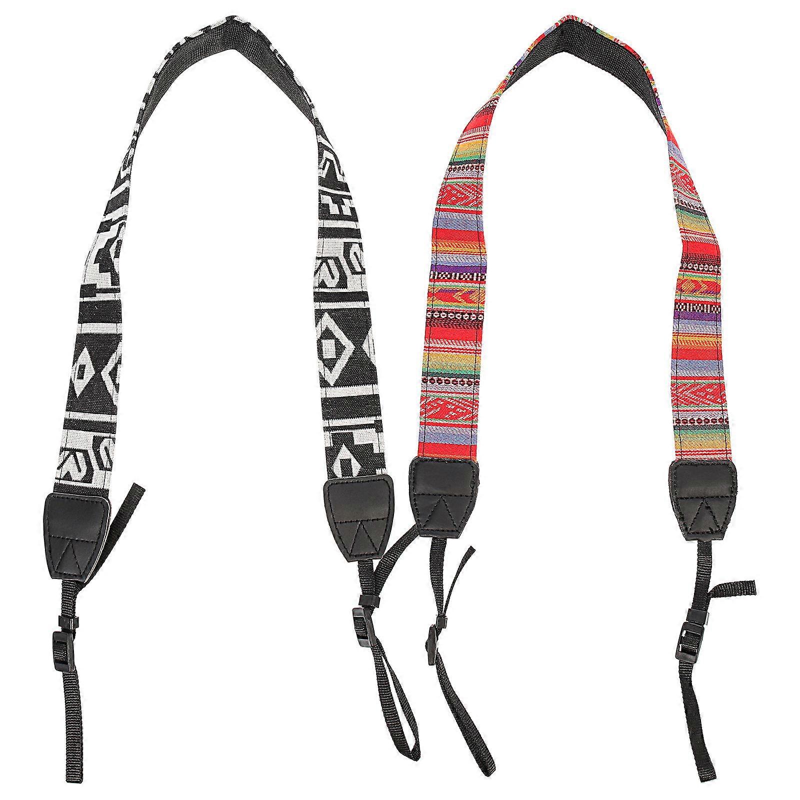 Shoulder Camera Strap Quick Release For Photographers 78x4.5cm Nylon Webbing 2Pcs