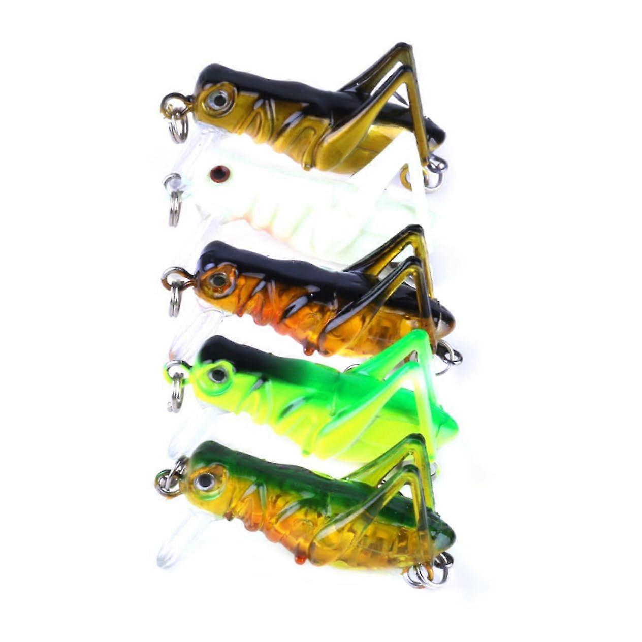 Artificial Fishing Lure Realistic Grasshopper Replica for Freshwater Fishing with Durable Metal Hook and Vivid Colors 1