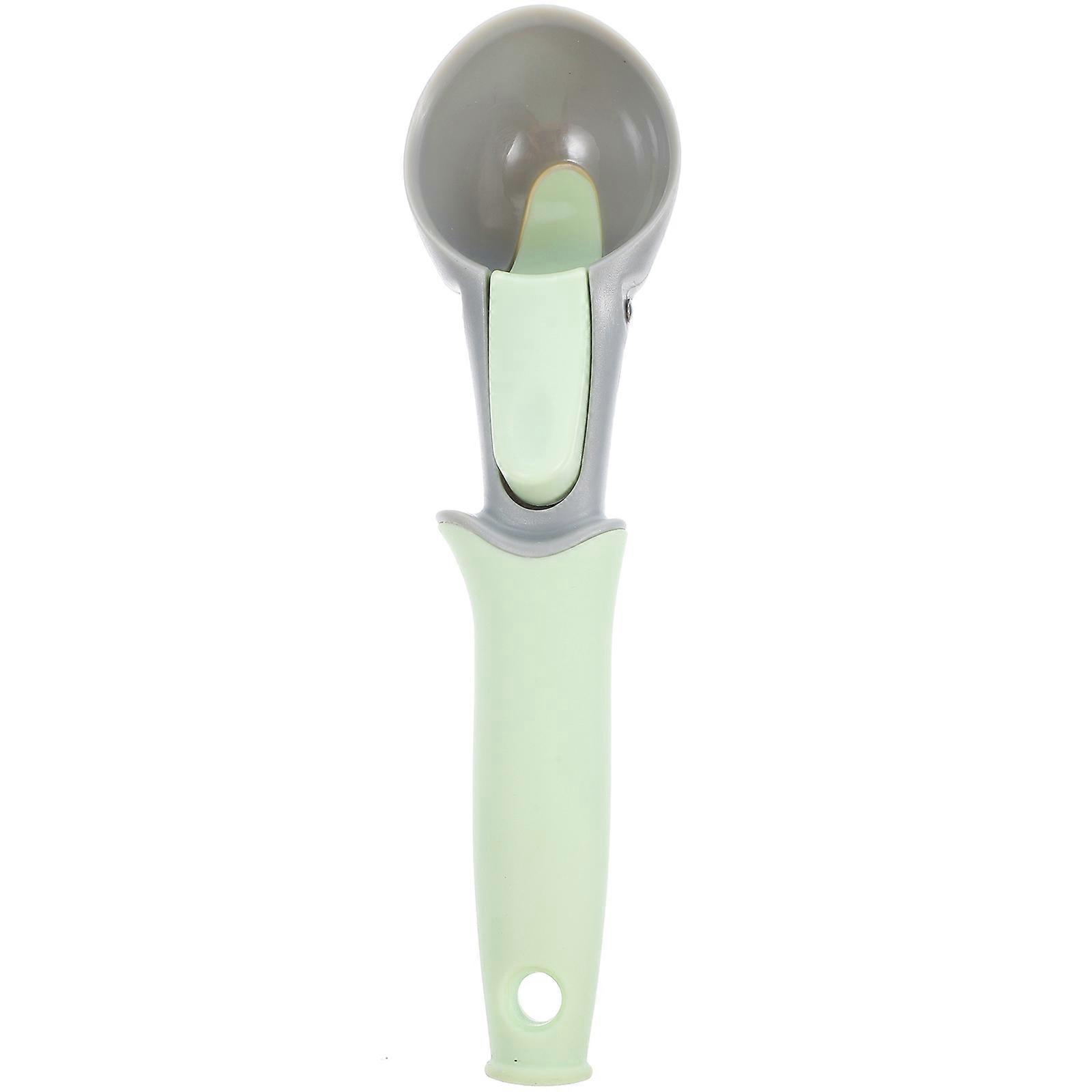 1Pc Ice Cream Scoop Plastic Fruit Baller Practical Ice Ball Scoop (Random Color)