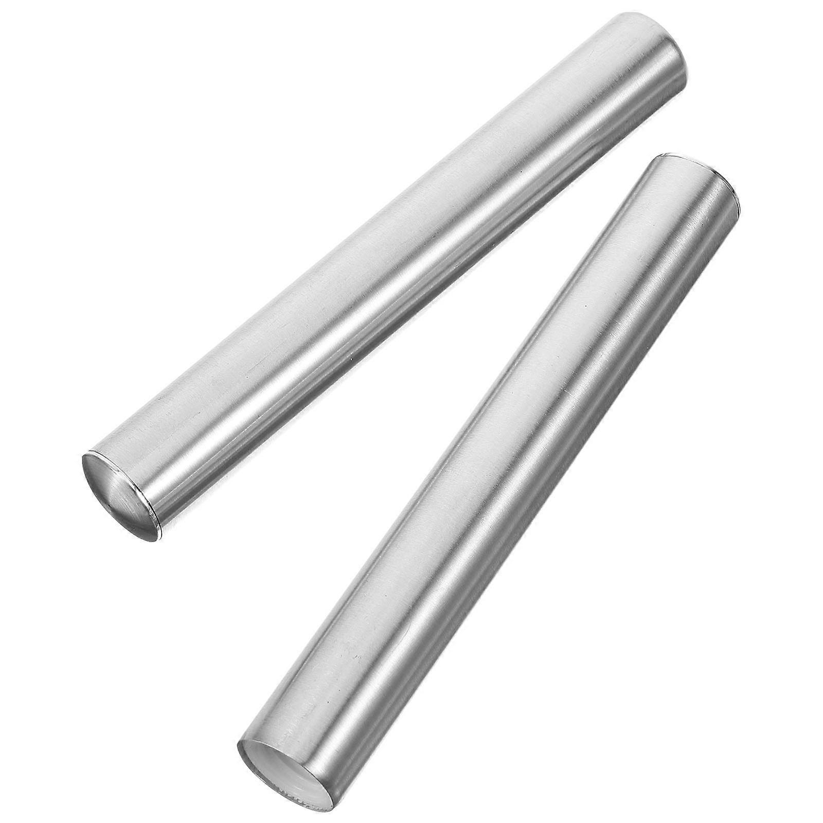 Toilet Brush Handle Replacement 2pcs with Ergonomic Grip Durable Pole Attachments for Easy Cleaning Compatible with Various Toilet Types for Home and