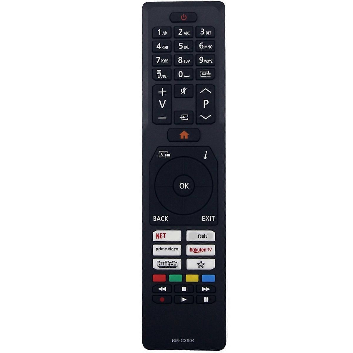 Byt ut fjärrkontrollen RM-C3604 mot fjärrkontrollen till LCD-TV:n RM-C3604