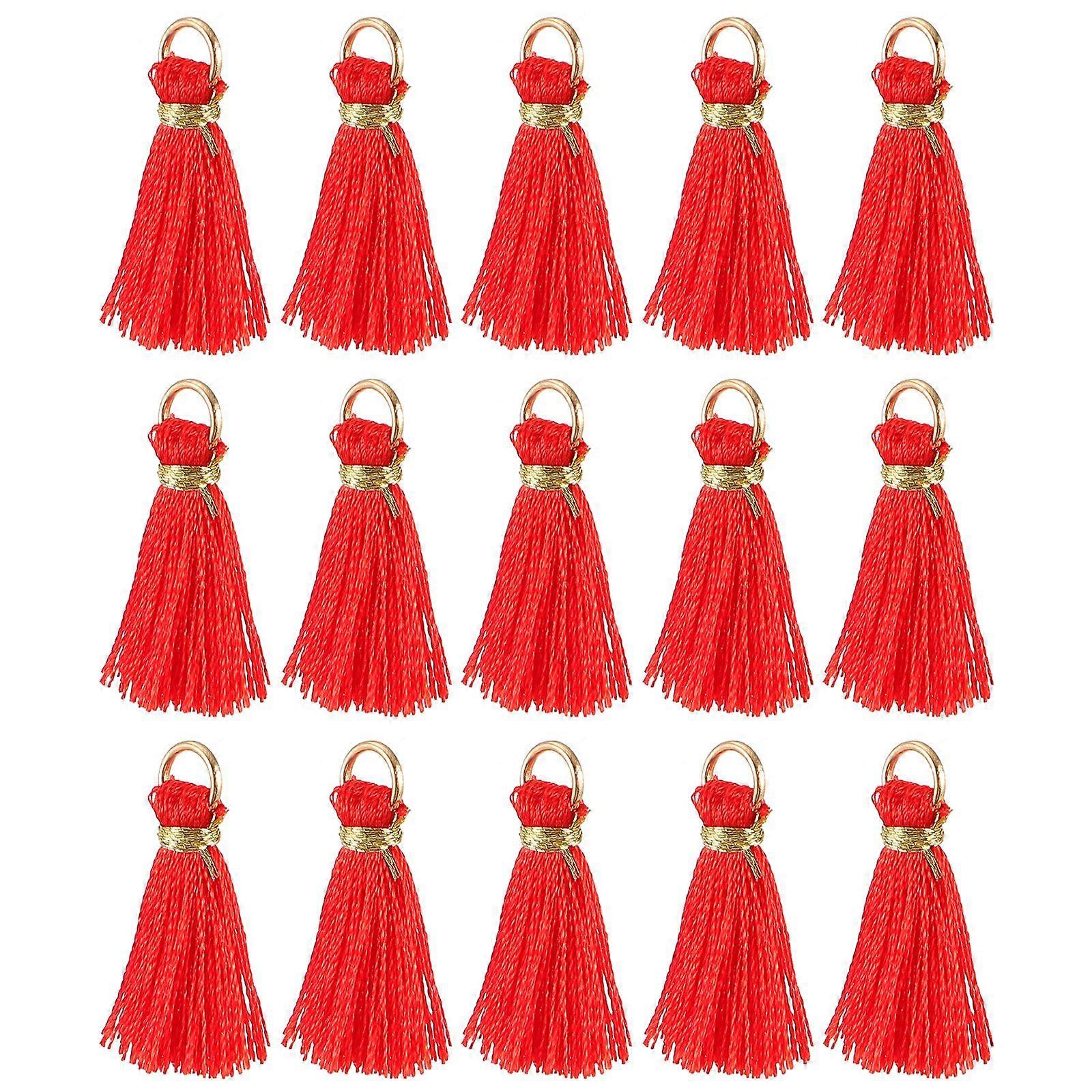 30pcs Tassels Pendants Unique Diy Craft Accessories Keychain Tassel Fan Tassels