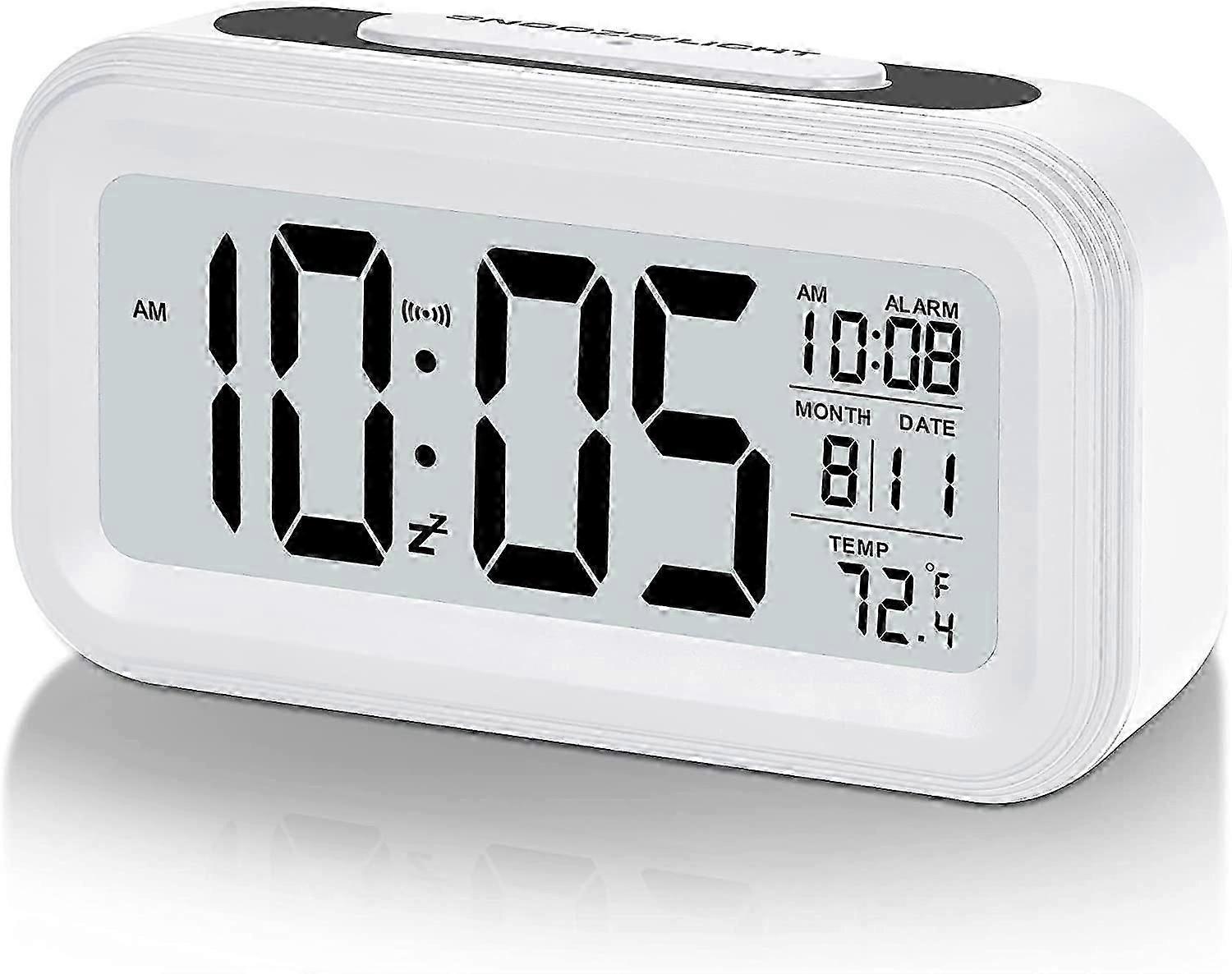 2025 Latest Model Battery Digital Alarm Clock,LCD Clock Electronic for Bedroom
