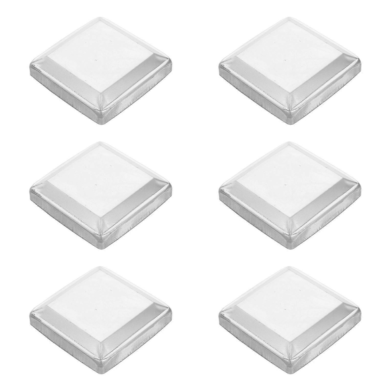Fence Post Covers Metal Fence Post Caps Protective Cover Outdoor Fencing 10Pack